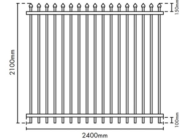Garrison 2100mm Spec