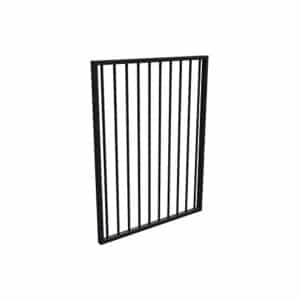 Tubular - Flat Top Pool Gate (Mitred Tops) - 975mm x 1200mm - Black, White, Cream, Grey or Monument