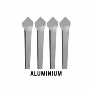 Garrison ALUMINIUM Fencing - 2100mm long PICKET - 4 PACK