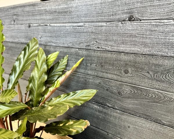 Fibrewall Island Grey Wood Look for retaining