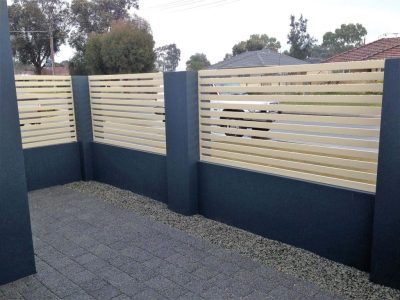 Slat fencing