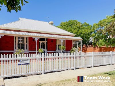 PVC Picket Fencing ang Gates - New English Flat Style Perth
